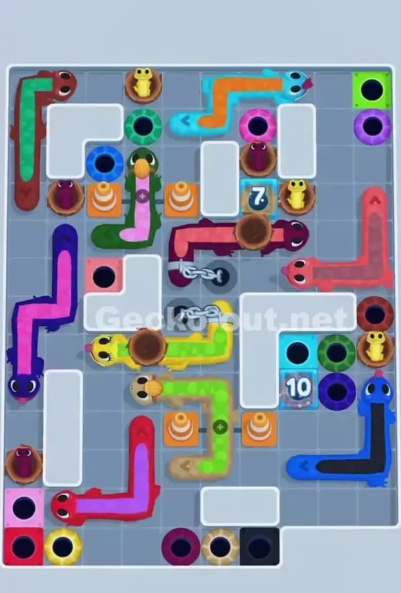 Gecko Out Level 697 Screenshot