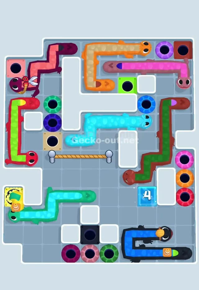 Gecko Out Level 682 Solution 1