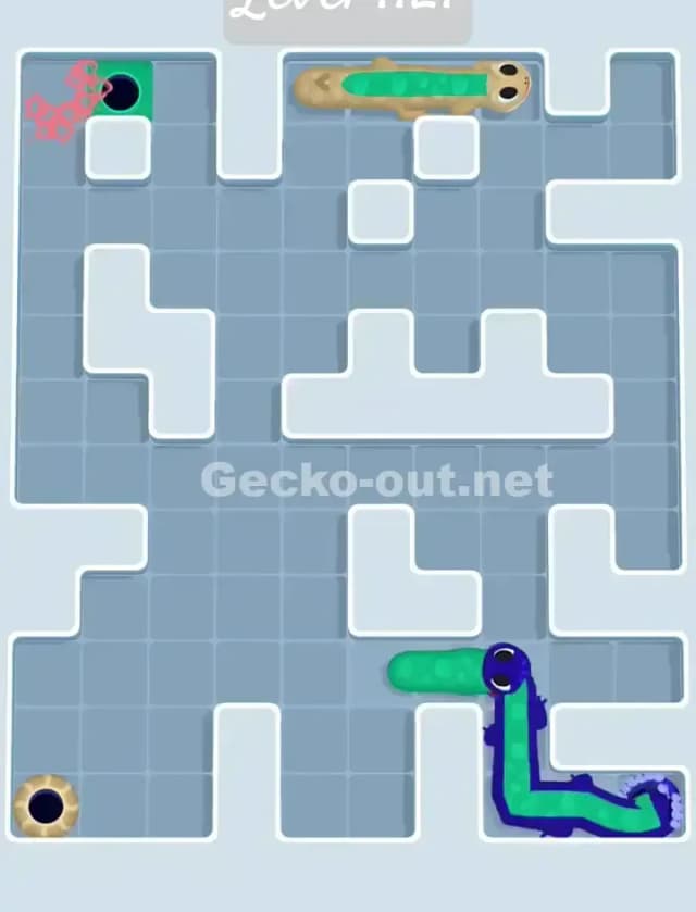 Gecko Out Level 1121 Solution 3