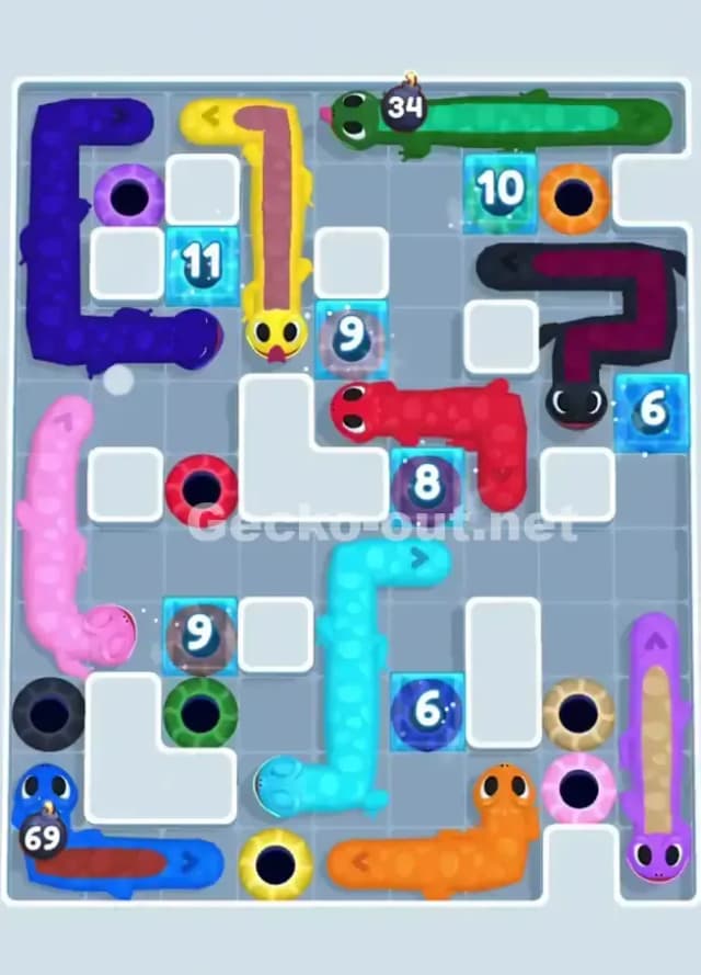 Gecko Out Level 1070 Gameplay