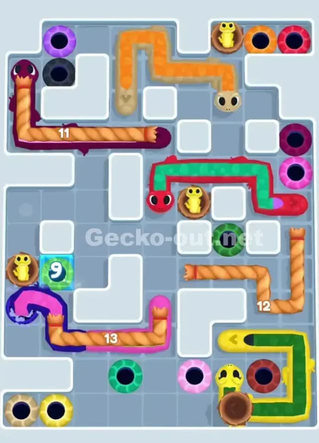 Gecko Out Level 1034 Solution 1