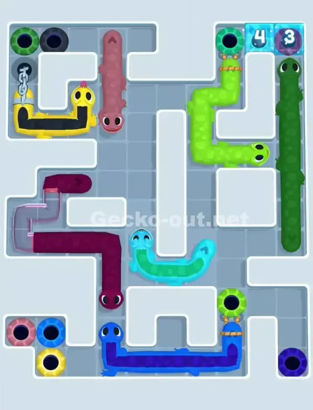 Gecko Out Level 1045 Solution 2