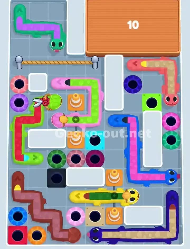 Gecko Out Level 1097 Screenshot