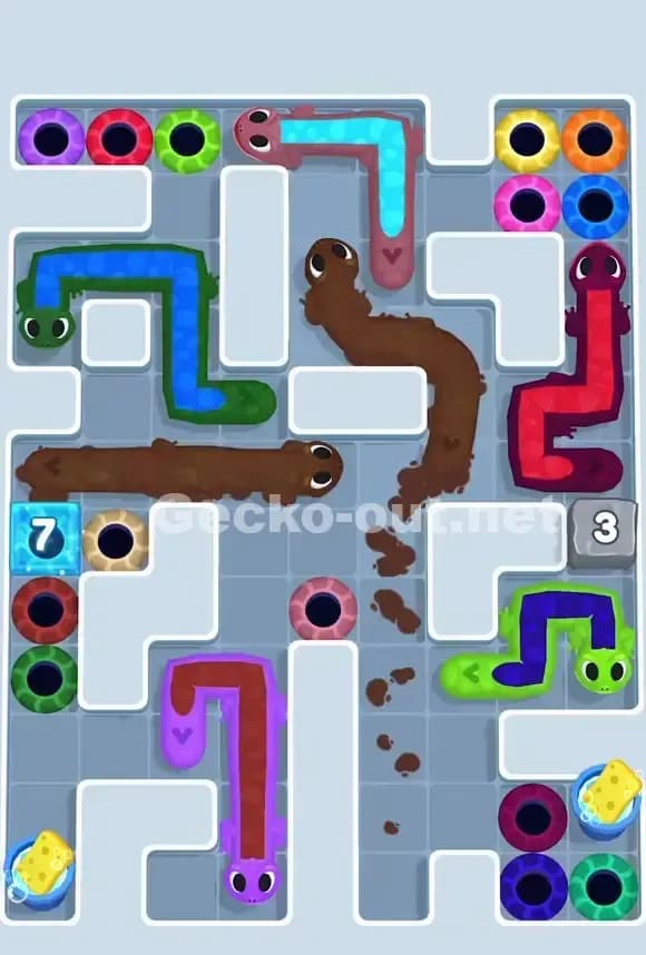 Gecko Out Level 836 Screenshot