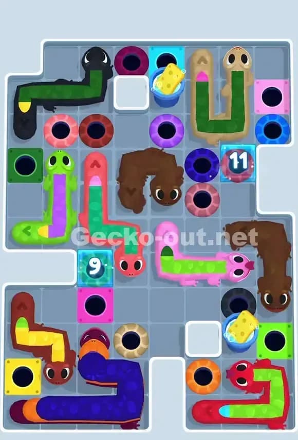 Gecko Out Level 855 Screenshot