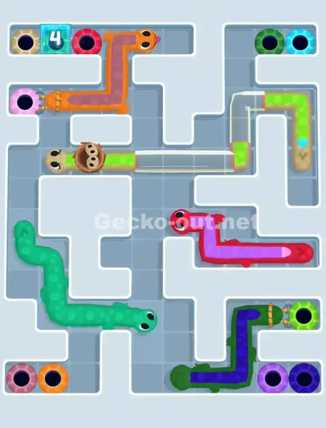 Gecko Out Level 1043 Solution 1