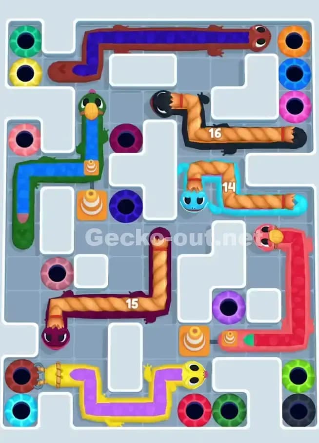 Gecko Out Level 1046 Screenshot