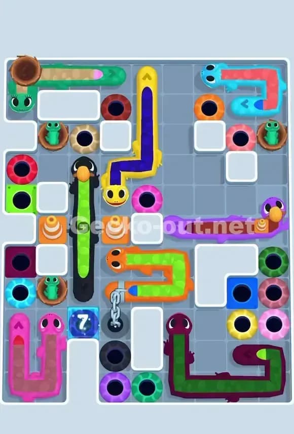 Gecko Out Level 708 Screenshot