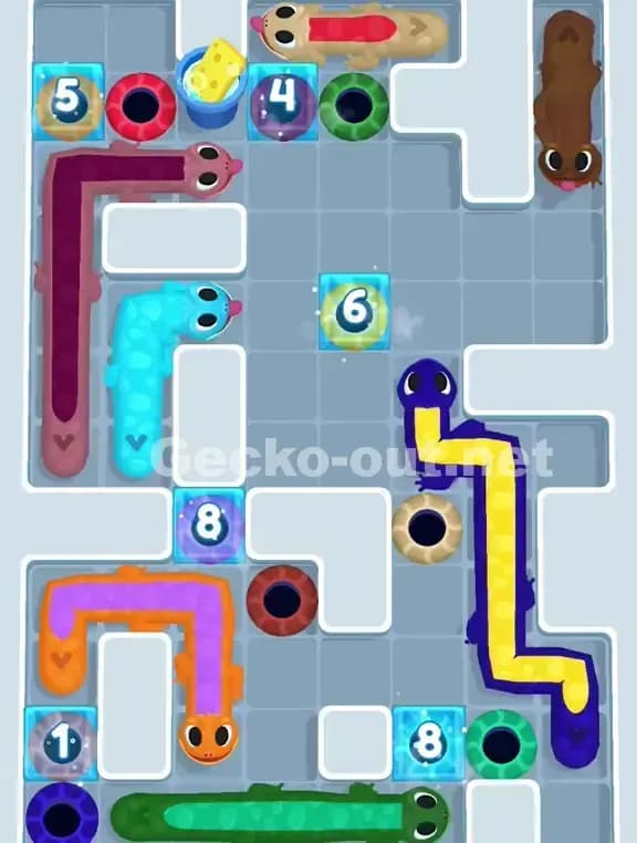 Gecko Out Level 987 Solution 1