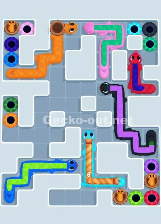 Gecko Out Level 1019 Solution 1