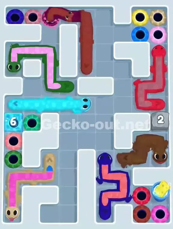 Gecko Out Level 986 Solution 1