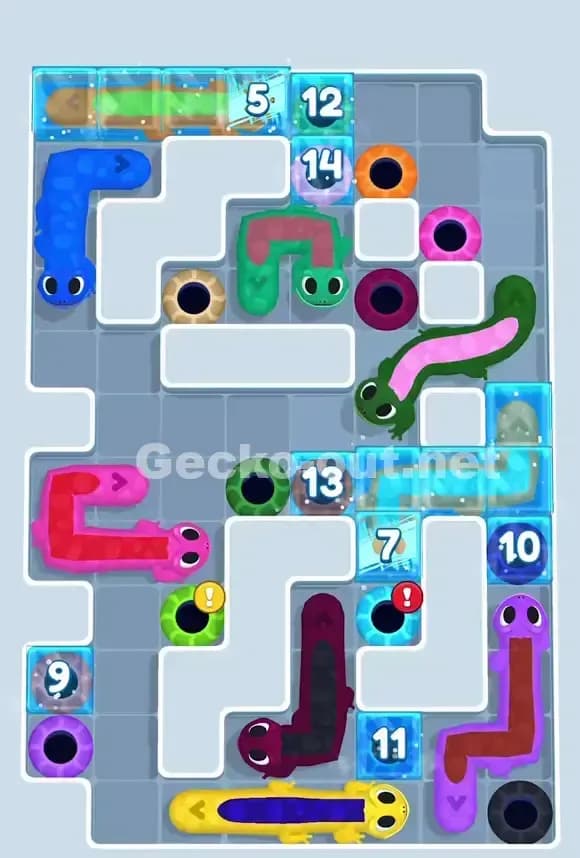 Gecko Out Level 822 Screenshot