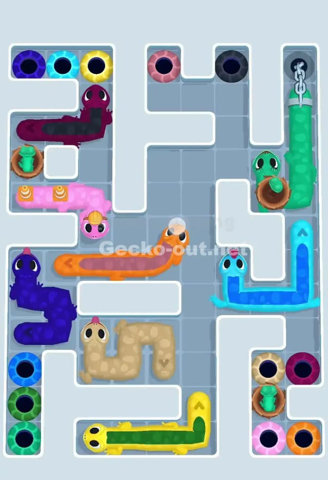 Gecko Out Level 672 Solution 1