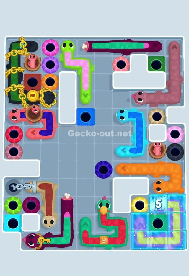 Gecko Out Level 677 Solution 1