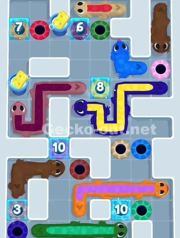 Gecko Out Level 987 Screenshot