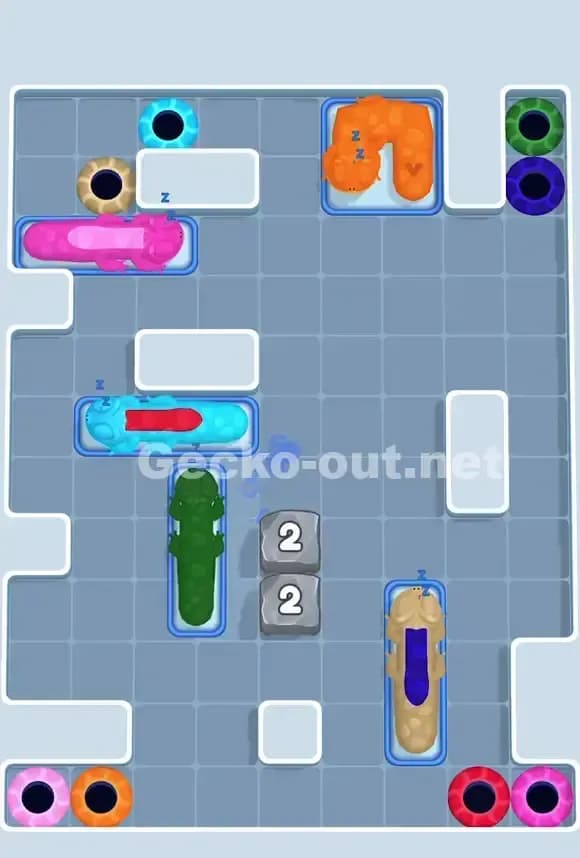 Gecko Out Level 844 Solution 2