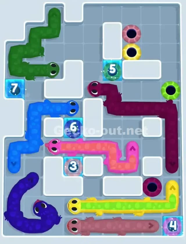 Gecko Out Level 1127 Solution 2