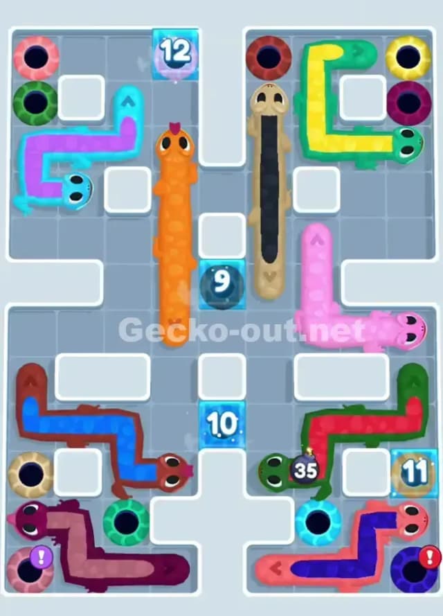 Gecko Out Level 1076 Gameplay