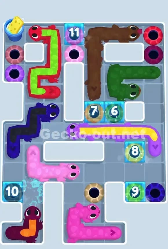 Gecko Out Level 847 Solution 1