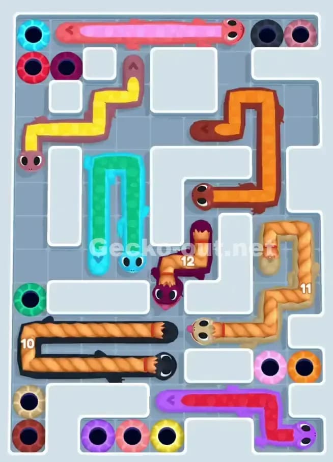 Gecko Out Level 1054 Screenshot