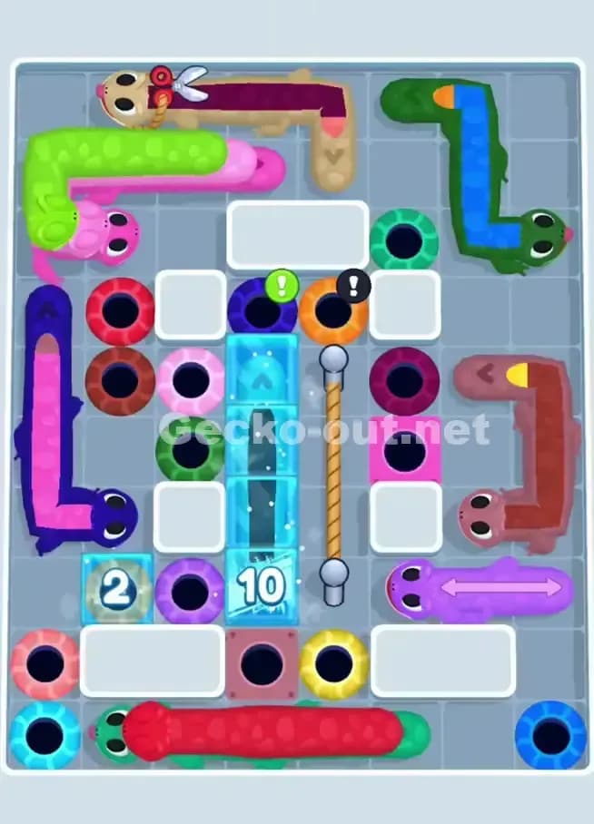 Gecko Out Level 1057 Screenshot