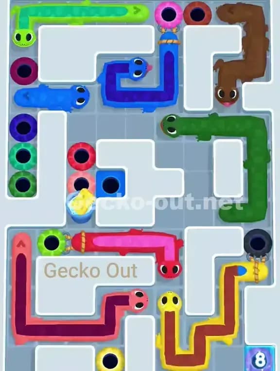 Gecko Out Level 953 Solution 1