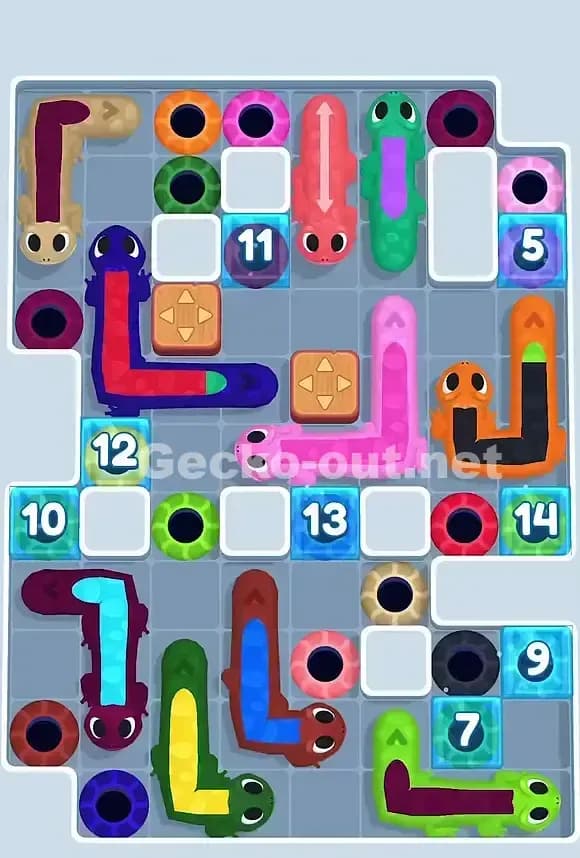 Gecko Out Level 819 Screenshot