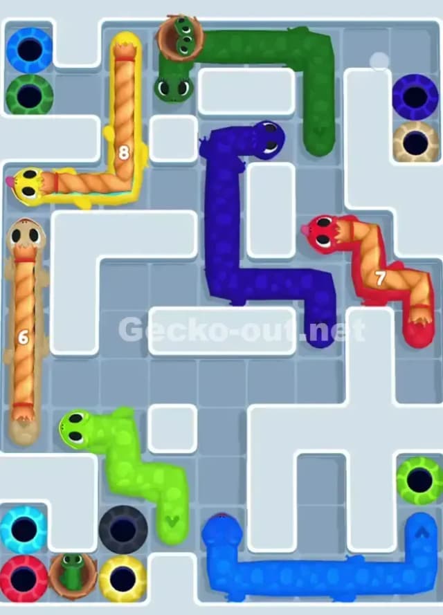 Gecko Out Level 1024 Solution 2