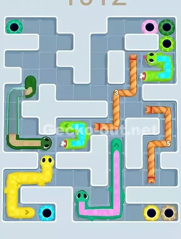 Gecko Out Level 1012 Solution 2