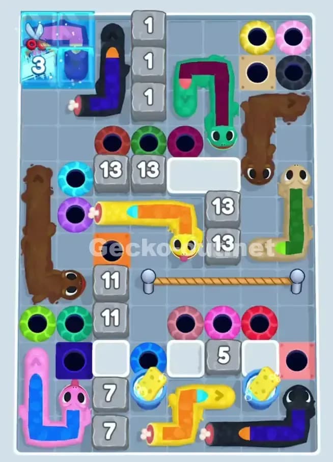 Gecko Out Level 1063 Screenshot