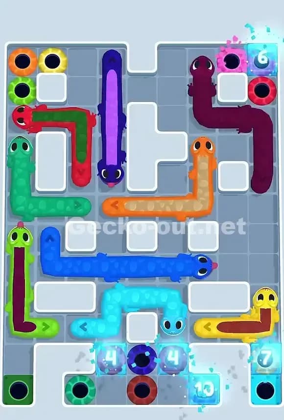 Gecko Out Level 831 Solution 1