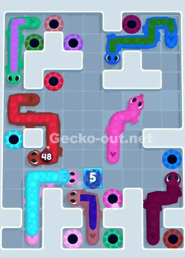 Gecko Out Level 1073 Solution 2