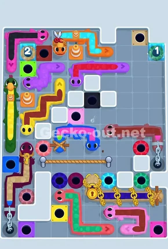 Gecko Out Level 690 Solution 1