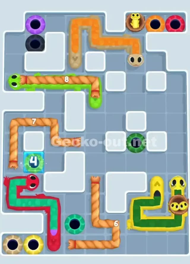Gecko Out Level 1034 Solution 2