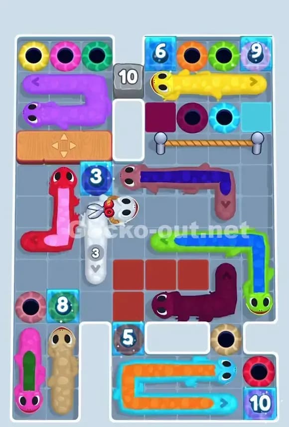 Gecko Out Level 757 Screenshot