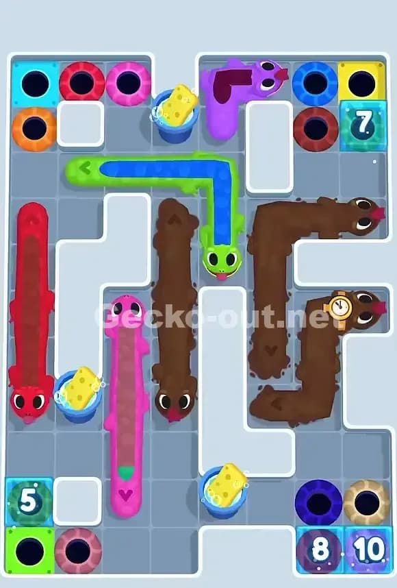 Gecko Out Level 833 Screenshot