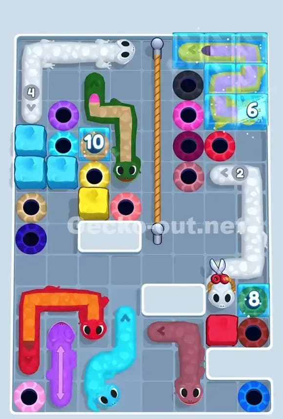 Gecko Out Level 818 Solution 1