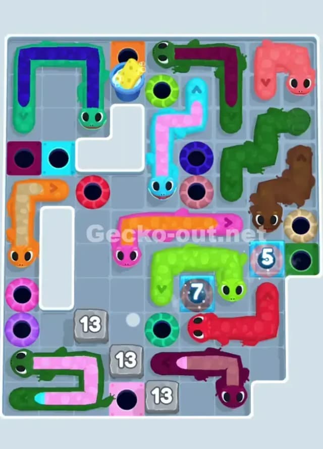 Gecko Out Level 1096 Solution 1