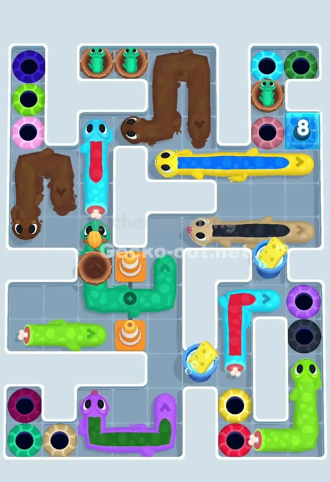 Gecko Out Level 669 Screenshot