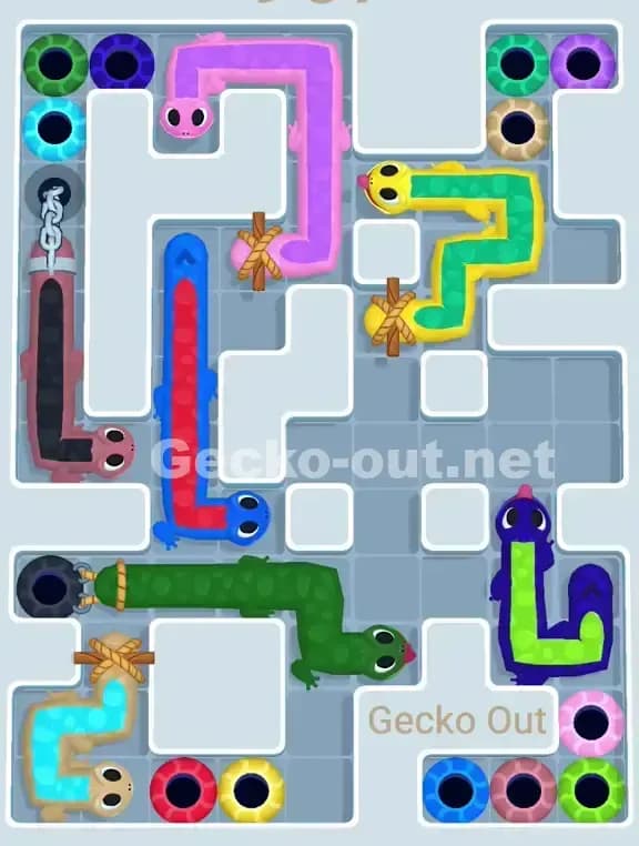 Gecko Out Level 967 Screenshot