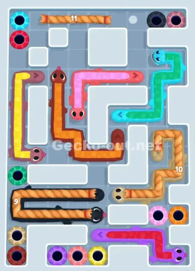 Gecko Out Level 1054 Solution 1
