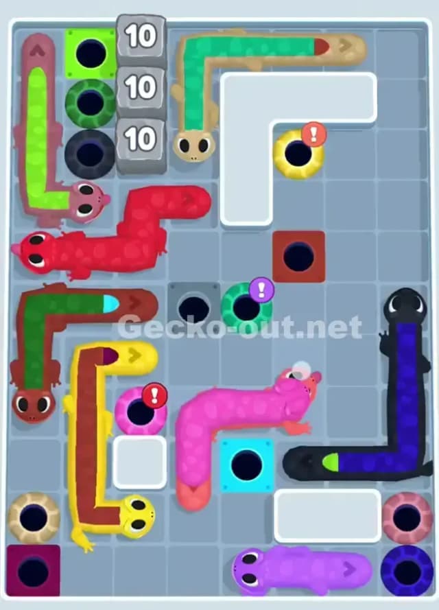 Gecko Out Level 1058 Solution 2