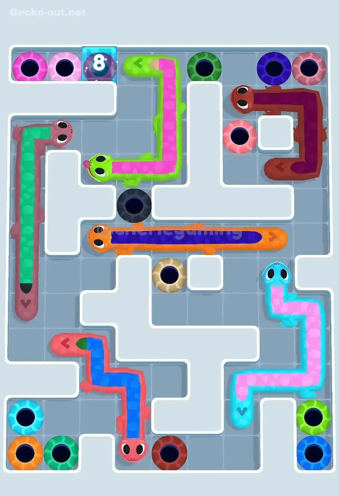 Gecko Out Level 548 Screenshot