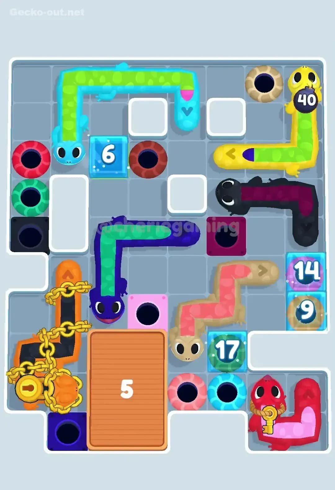 Gecko Out Level 387 Screenshot