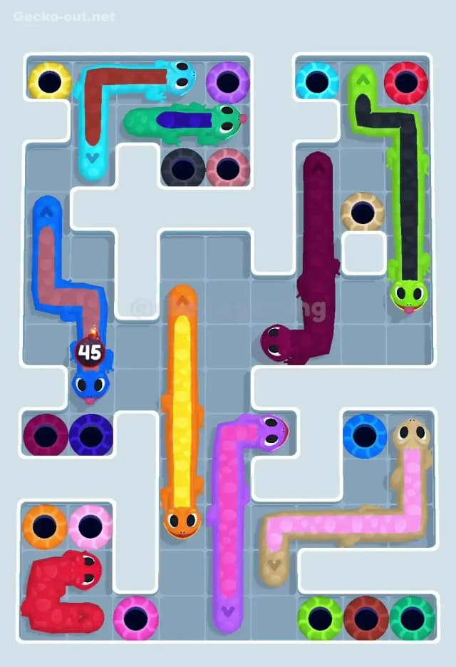 Gecko Out Level 384 Gameplay