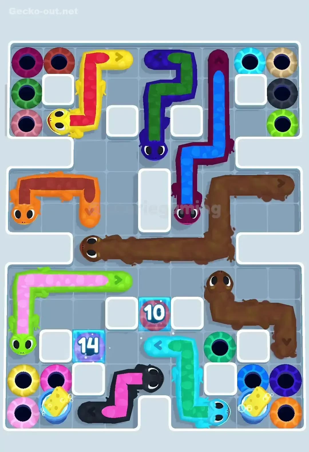 Gecko Out Level 375 Screenshot