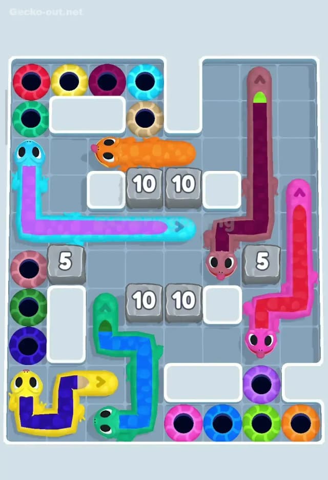 Gecko Out Level 54 Gameplay