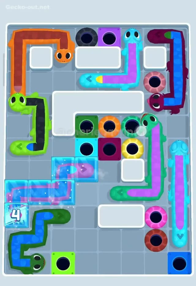 Gecko Out Level 322 Solution 1