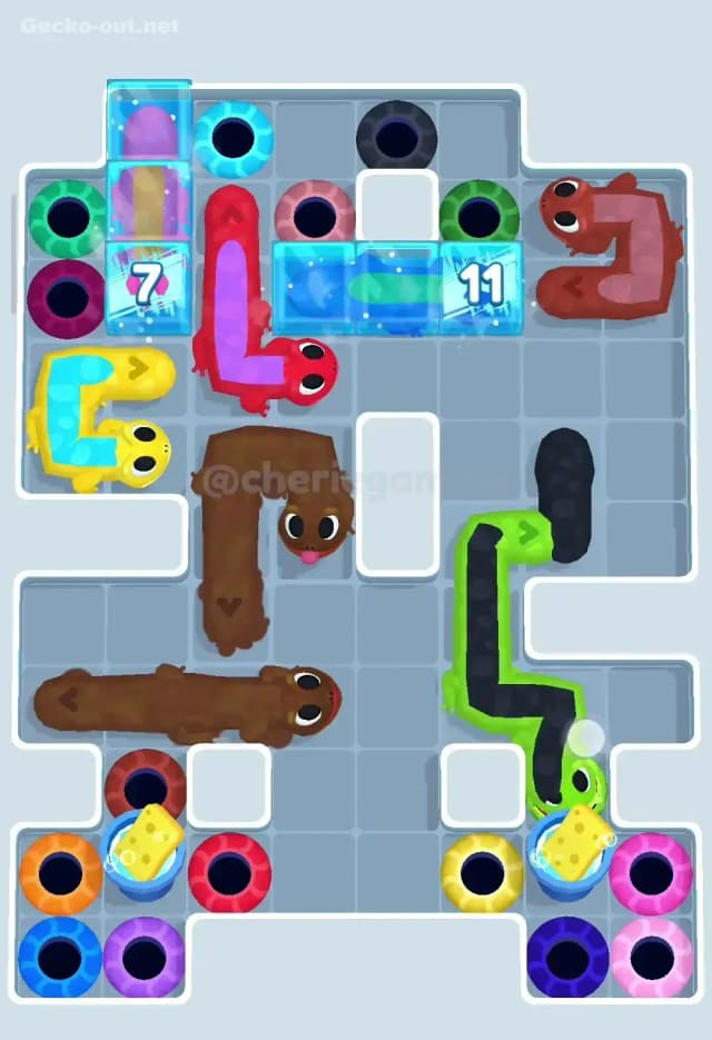 Gecko Out Level 245 Solution 1
