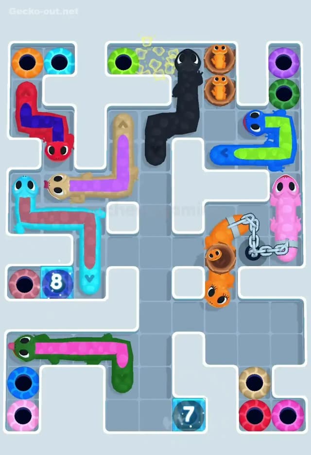 Gecko Out Level 618 Solution 1